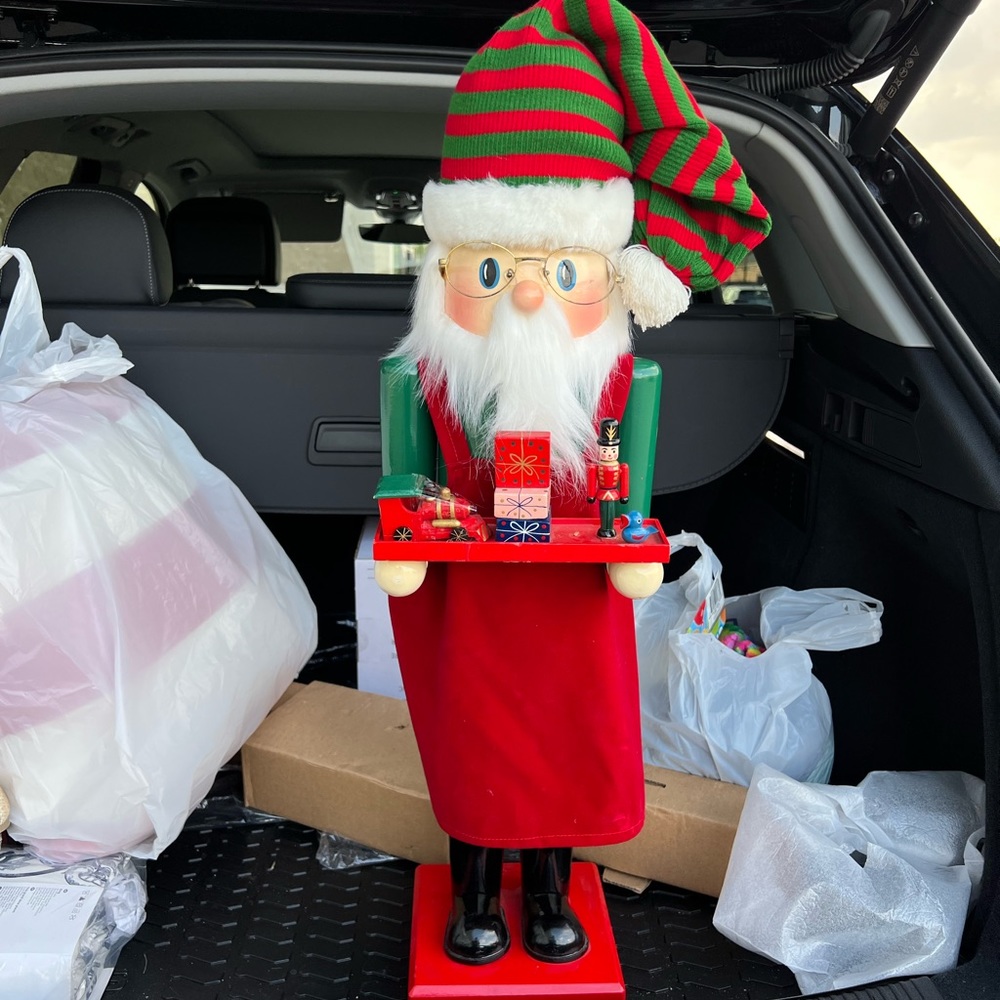 Huge 30”Santa nutcracker/ Christmas decor